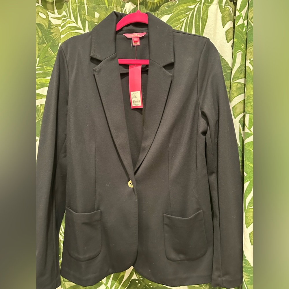 NWT Lilly Pulitzer Braylee Onyx Blazer $148